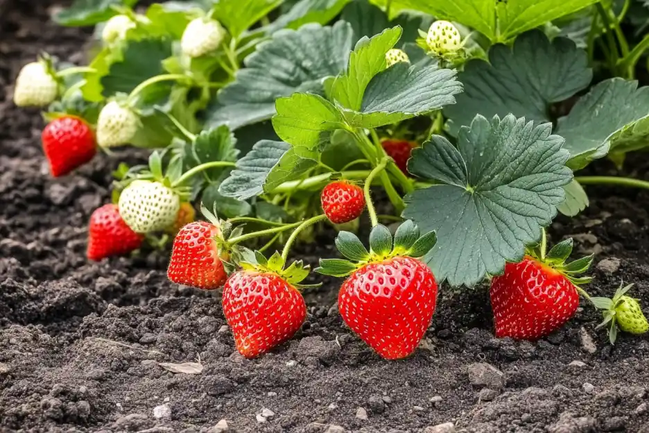 Propagating Strawberry Plants